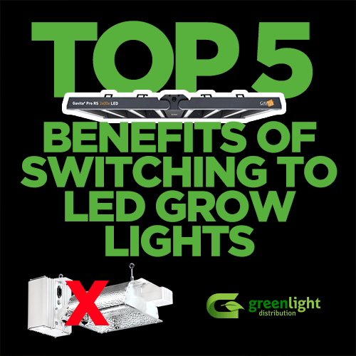 Top five benefits of switching from HPS grow lights to LED grow lights