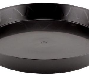 Gro Pro Heavy Duty Black Saucer - 10 in (50/Cs)