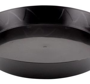 Gro Pro Heavy Duty Black Saucer - 12 in (50/Cs)