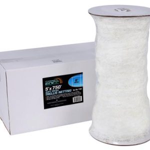 Grower's Edge Soft Mesh Trellis Netting Bulk Roll 5 ft x 750 ft w/ 6 in Squares