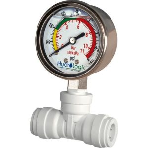 Hydro-Logic Evolution RO1000 - 1/2 in. Pressure Gauge Kit